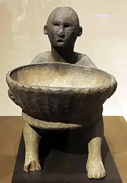 Bulul god with pamahan cup (15th century)