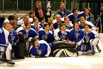Finnish national women's ice hockey team, 2008