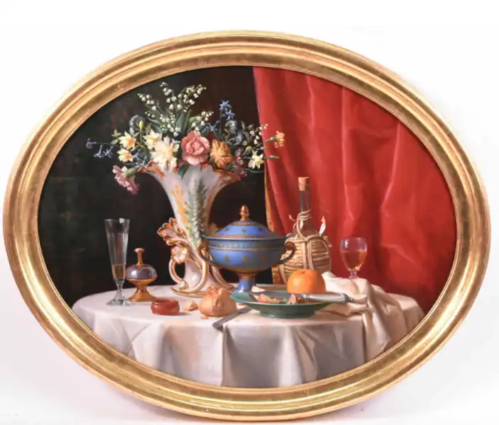 Fiori e natura morta (1870)