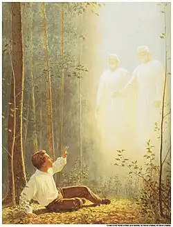 Image 5Artist's depiction of the First Vision (from Mormonism)
