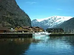 Flåm harbour