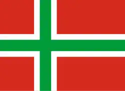 Flag of Amambay Department, Paraguay.