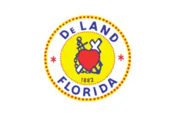 Flag of DeLand, Florida