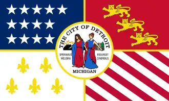 Flag of Detroit