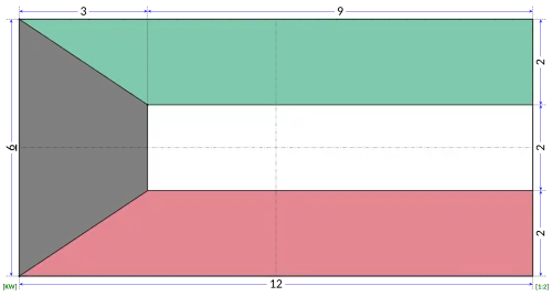 Flag construction sheet