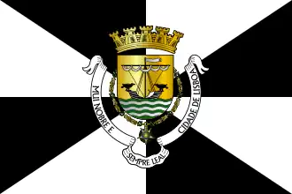 Flag of Lisbon, Portugal