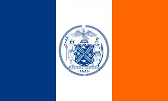 Flags of New York City, New York, USA