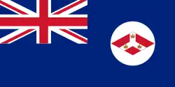 Flag of the British Straits Settlements (1874-1904).