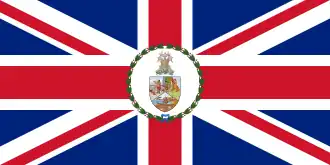 Flag of the administrator of Saint Christopher-Nevis-Anguilla (1958–1967)