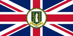Standard of the governor of the British Virgin Islands