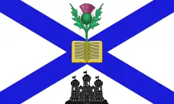 Flag of the University of Edinburgh
