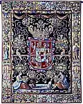Tapestry with the coat of arms of Anna Catherine Constance Vasa, before 1642