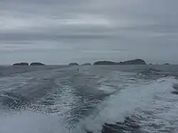 A view of all the islands.