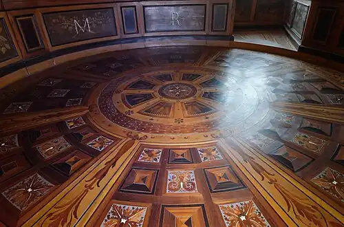 Floor of the Cabinet aux Miroirs