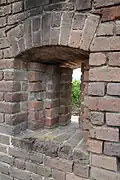 A window for firing a rifle