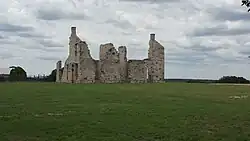 Ruins of the commanding officer's residence
