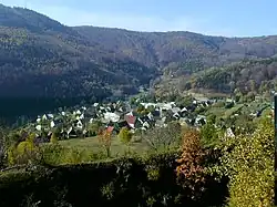 Mikulov seen from the Bouřňák hill