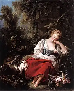 Dreaming Shepherdess, 1763, Residenzgalerie