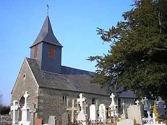The church in Le Ménil-Ciboult