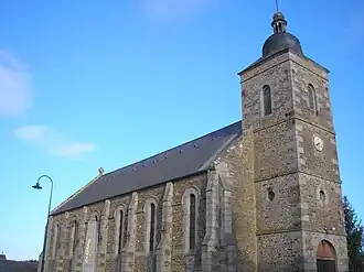 The church in Ménil-Hubert-sur-Orne