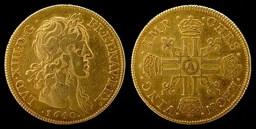 Louis d'or, 1640