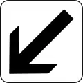 On the left lane