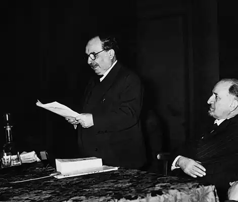 Francesco Cognasso, supporter of the series in the post-World War II period