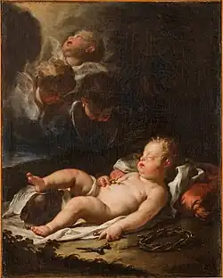 Child Jesus sleeping , c. 1695, Musée Fabre, Montpellier