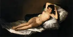 La maja desnuda (The Nude Maja (1797)) by Goya