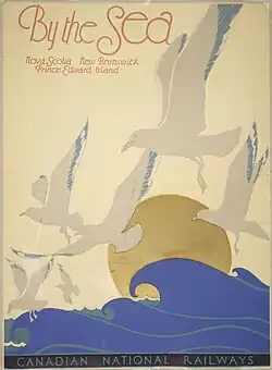 Advertisement, By the sea, Nova Scotia, New Brunswick, Prince Edward Island, 1925, Library and Archives Canada, Ottawa