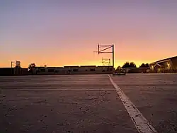 Franklin High School's outdoor basketball courts