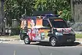 Daihatsu Gran Max Indonesian Tourist Police Service Van