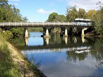 Lane Cove River at Fullers Bridge, Chatswood West.