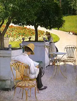 Gustave Caillebotte, Les Orangers (1878), 154.9 × 116.8&nbsp;cm
