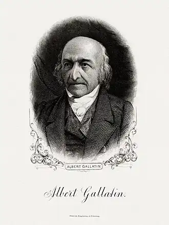 GALLATIN, Albert-Treasury (BEP engraved portrait)