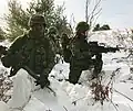 GGFG soldiers on a training exercise in Petawawa.