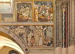 Frescoes depicting New testament scenes, inside Santa Caterina d'Alessandria