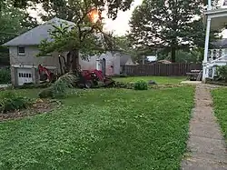 Coach house with garden