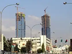 Jordan Gate during construction, 2008