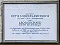 Berlin memorial plaque, Ruth Andreas-Friedrich (Onkel Emil&nbsp;[de])