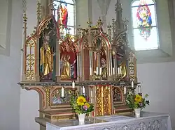 Parish church altar
