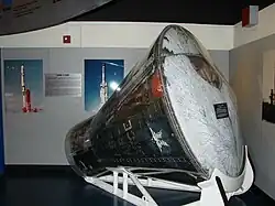 Gemini 2 spacecraft on display at the Air Force Space and Missile Museum, Cape Canaveral.