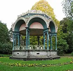 Music kiosk in Citadelpark, Ghent