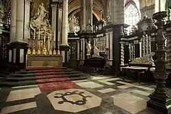 High choir of the cathedral, in the upper church