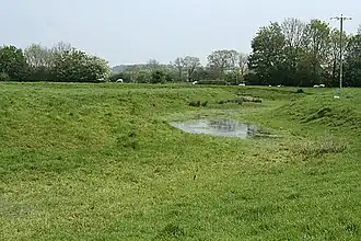 Marston Magna moated site and associated earthworks