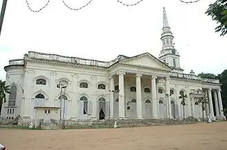 Church of South India Cathedral of St. George, Chennai is an example of the Neoclassical style.[188]