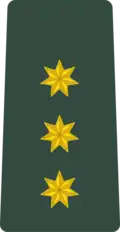 უფროსი ლეიტენანტი Uprosi leit’enant’i (Georgian Land Forces)[9]
