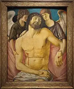 Dead Christ Tended by Angels, 1470–1475, Gemäldegalerie, Berlin