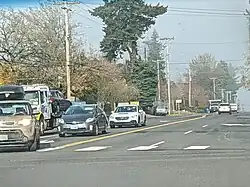 NE 162nd Ave on the border of Gresham and Portland