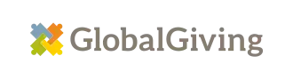 An icon of four people joining hands, followed by the word 'GlobalGiving'